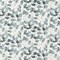 Upholstery Fabric - Aqua & Teal,Blue Leaves Upholstery Fabric 54 Inches"